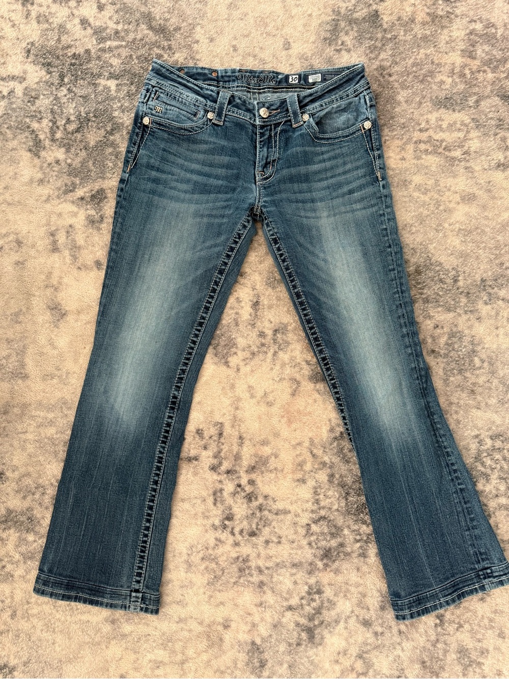 Miss Me Women's Medium Blue Flare Jeans